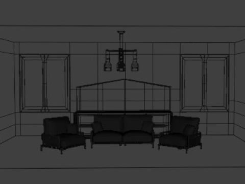 Armchair 3D Model