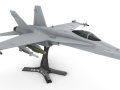 F-A-18 Hornet 138 3D Baskı Modeli