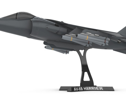 AV-8B Harrier II 130 3D Baskı Modeli