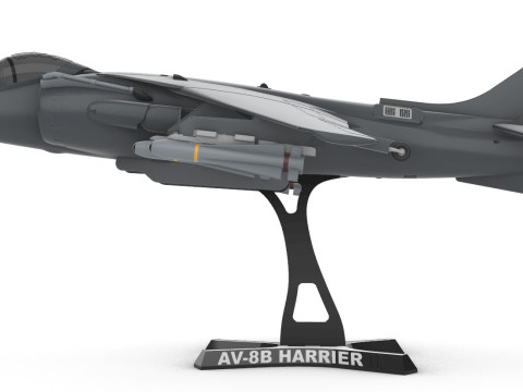 AV-8B Harrier II 130 3D Baskı Modeli
