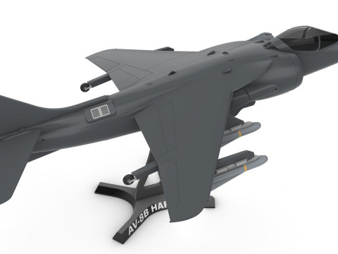 AV-8B Harrier II 130 3D Baskı Modeli