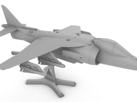AV-8B Harrier II 130 3D Baskı Modeli