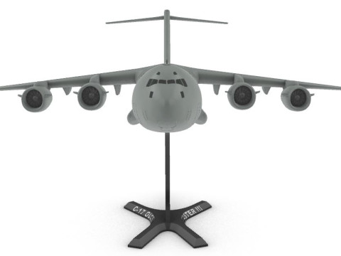 C 17 GLOBEMASTER III 1200 3D Baskı Modeli