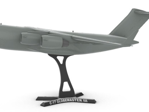 C 17 GLOBEMASTER III 1200 3D Baskı Modeli