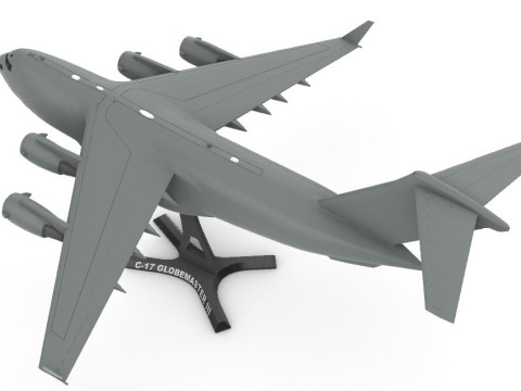 C 17 GLOBEMASTER III 1200 3D Baskı Modeli