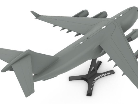 C 17 GLOBEMASTER III 1200 3D Baskı Modeli
