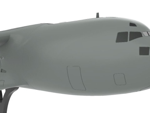 C 17 GLOBEMASTER III 1200 3D Baskı Modeli
