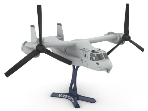 वी-22 ऑस्प्रे 144 3D प्रिंट मॉडल