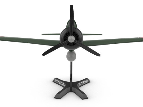 A6M Sıfır 3D Baskı Modeli