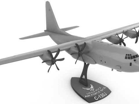 Lockheed C-130 Hercules 3D Print Model