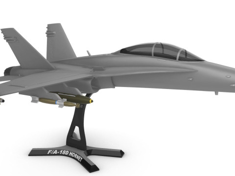 Hornet FA-18D Modelo de Impressão 3D