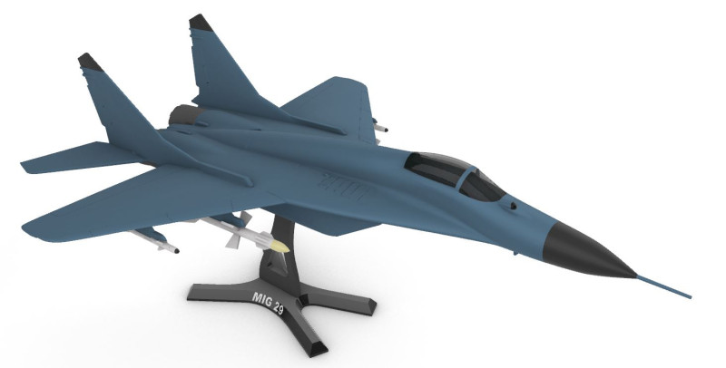 МіГ-29 138 3D Принт Модель .c4d .max .obj .3ds .fbx .stl .blend 
