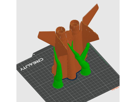 МіГ-29 138 3D Принт Модель