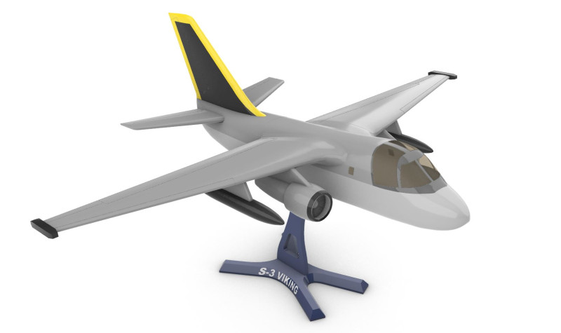S-3 Viking 148 3D Baskı Modeli .c4d .max .obj .3ds .fbx .stl .blend