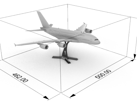 A380 1145 3D Baskı Modeli