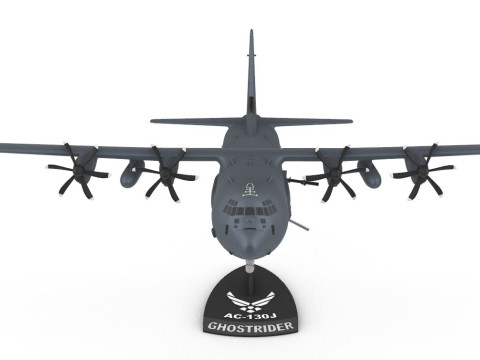 AC-130J Hayalet Sürücüsü 165 3D Baskı Modeli