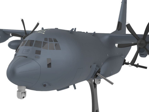 AC-130J Hayalet Sürücüsü 165 3D Baskı Modeli