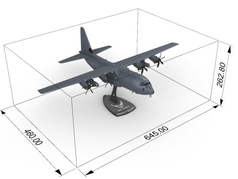 AC-130J Hayalet Sürücüsü 165 3D Baskı Modeli