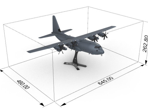 AC-130J Hayalet Sürücüsü 165 3D Baskı Modeli