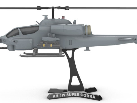 Campana AH-1 SuperCobra Modello di stampa 3D