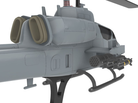 Campana AH-1 SuperCobra Modello di stampa 3D