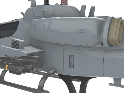 Campana AH-1 SuperCobra Modello di stampa 3D