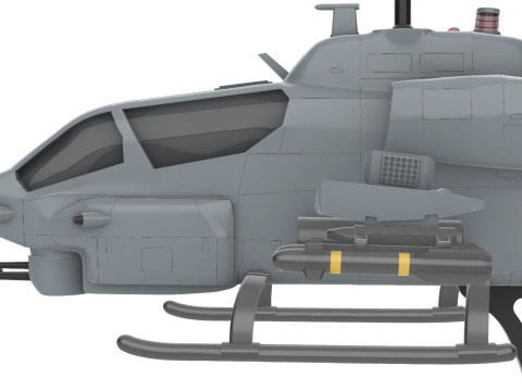 Campana AH-1 SuperCobra Modello di stampa 3D