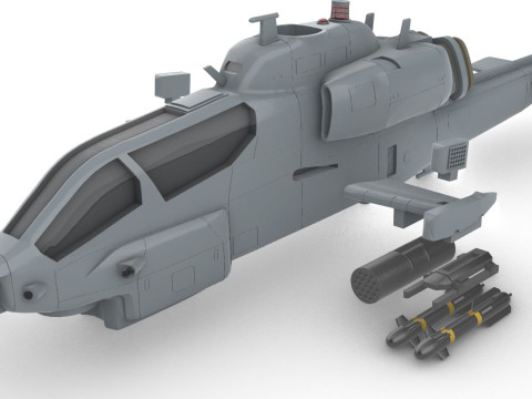 Campana AH-1 SuperCobra Modello di stampa 3D