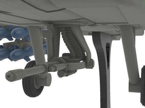 AH-64 Apache 3D Baskı Modeli