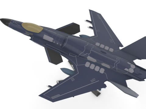 ASF-X SHINDEN II Modello di stampa 3D
