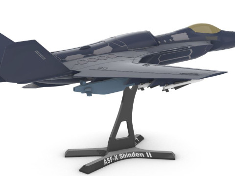 ASF-X SHINDEN II Modello di stampa 3D