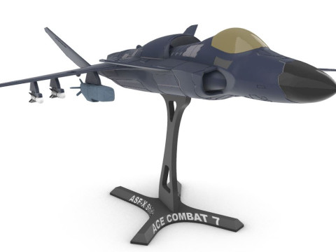 ASF-X SHINDEN II Modello di stampa 3D