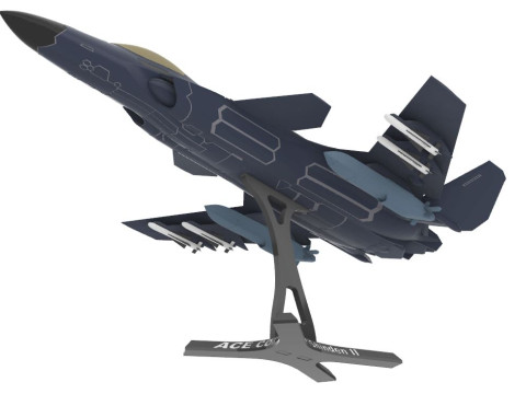 ASF-X SHINDEN II Modello di stampa 3D