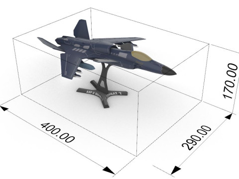 ASF-X SHINDEN II Modello di stampa 3D