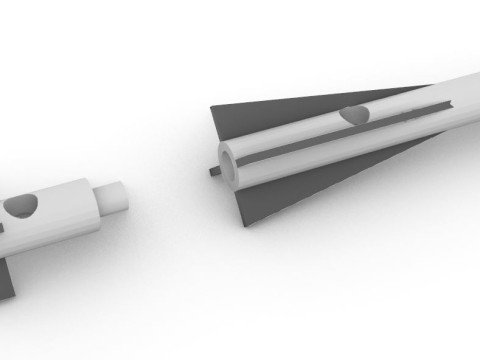 ASF-X SHINDEN II Modello di stampa 3D