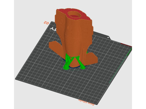 ASF-X SHINDEN II Modello di stampa 3D