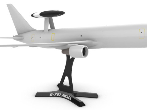 Boeing E-767 AWACS 3D Baskı Modeli