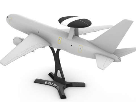 Boeing E-767 AWACS 3D Baskı Modeli
