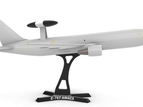 Boeing E-767 AWACS 3D Baskı Modeli