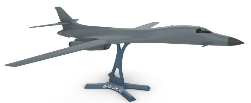B-1B LANCER 1100 3D Baskı Modeli .c4d .max .obj .3ds .fbx .stl .blend 