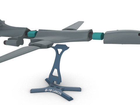 B-1B LANCER 1100 3D Baskı Modeli