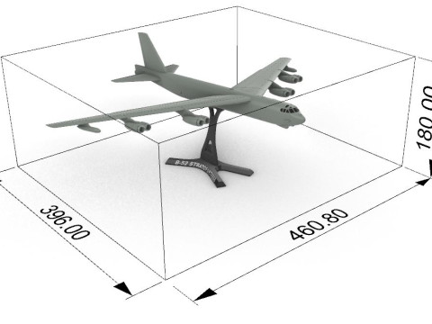 B-52 Stratofortezza 1120 Modello di stampa 3D