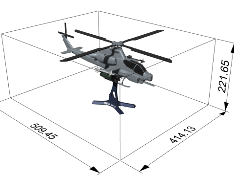 CAMPANA AH-1Z Modello di stampa 3D