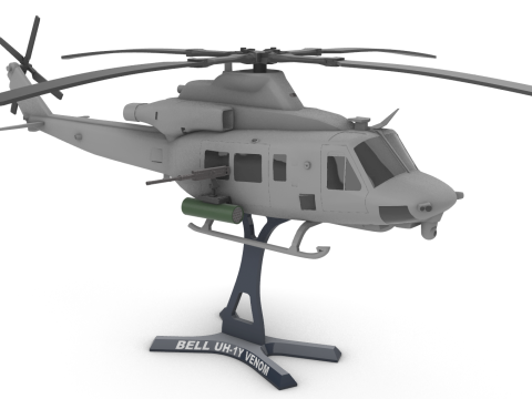 Veleno di Bell UH-1Y Modello di stampa 3D