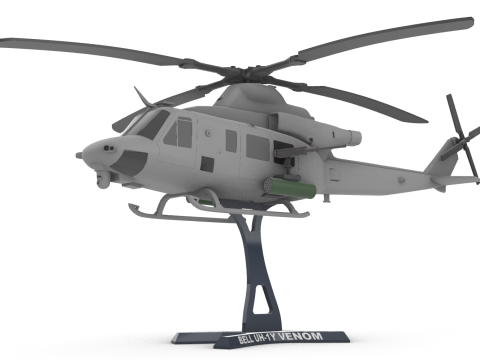 Bell UH-1Y Venom 3D Baskı Modeli
