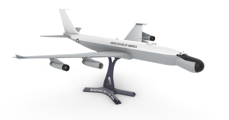 Boeing EC-135 ARIA 3D Baskı Modeli .c4d .max .obj .3ds .fbx .stl .blend 