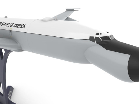 Boeing EC-135 ARIA 3D Baskı Modeli