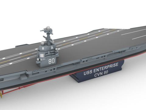 USS Enterprise CVN-80 1400 3D Druckmodell
