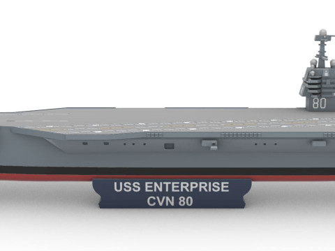 USS Enterprise CVN-80 1400 3D Druckmodell