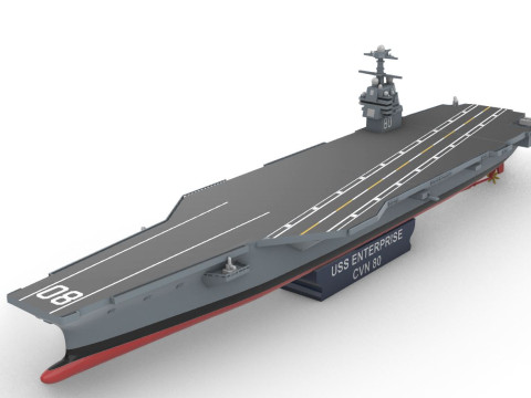 USS Enterprise CVN-80 1400 3D Druckmodell